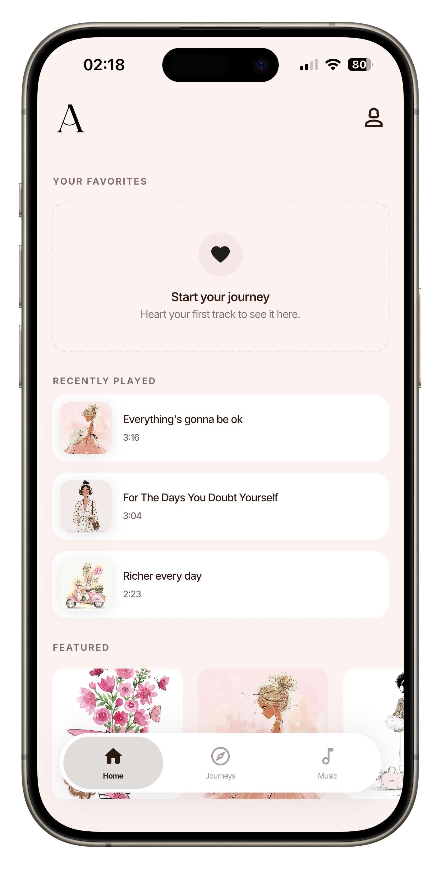 App screen