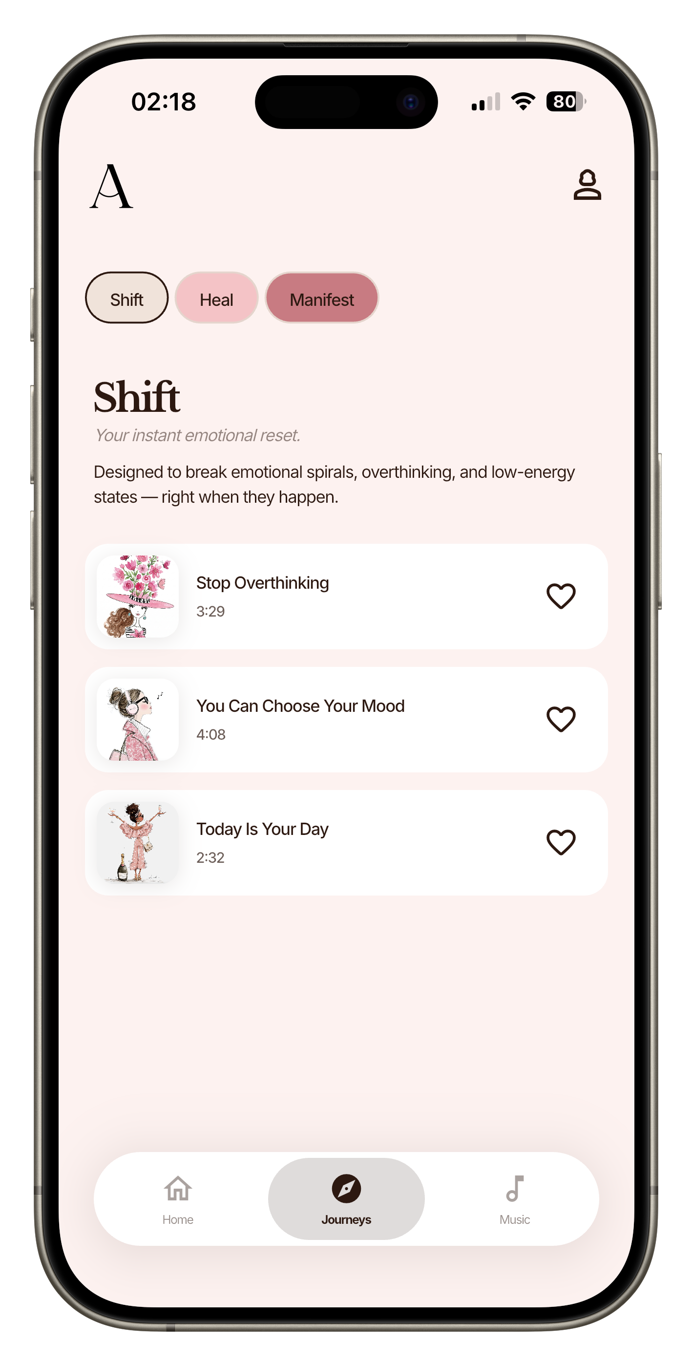 App screen